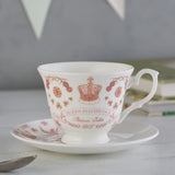 Queen Jubilee Cup and Round Saucer
