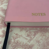 Harrods A5 Pink Linen Notebook